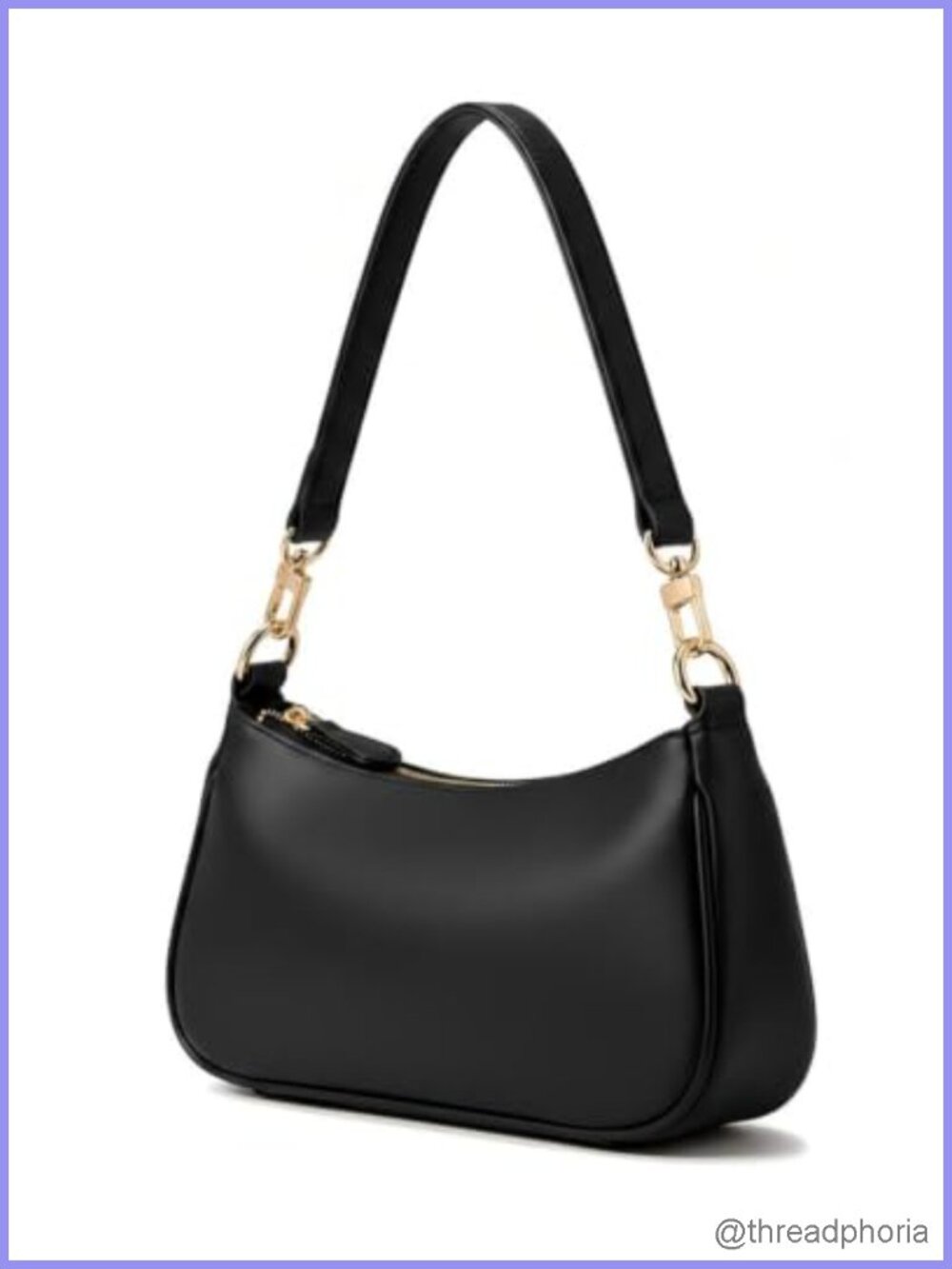 Faux Leather Hobo Handbag Large Capacity Shoulder Bag PU Leather Clutch Purse